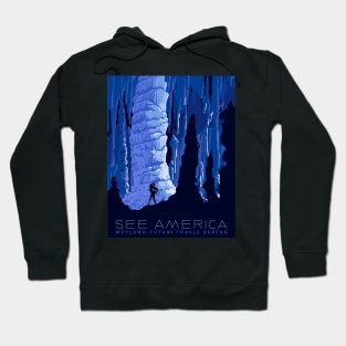 SEE AMERICA -  Aliens movie and national parks parody poster. Hoodie